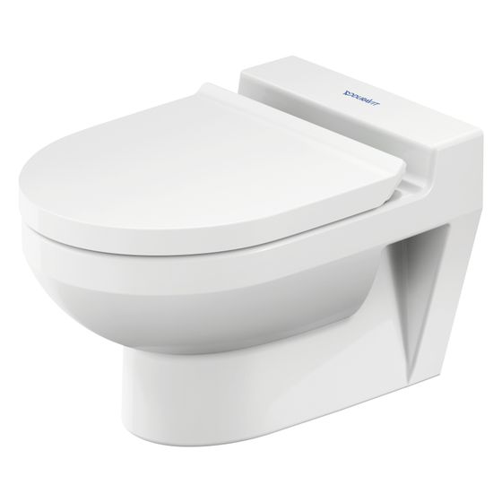 Duravit No.1 Wand-WC 480x325x345mm, Weiß Hochglanz, 4,5l, Tiefspüler, rimless, waagerecht
