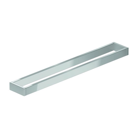 Duravit Universal Handtuchhalter 30x548x80mm, Chrom HG, Aluminium, mit Befestigungsmaterial, Geeignet für Konsole