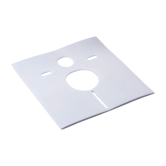 Duravit Schallschutz-Set Universal 390x420x20mm mit Zubehör, für Wand-WC
