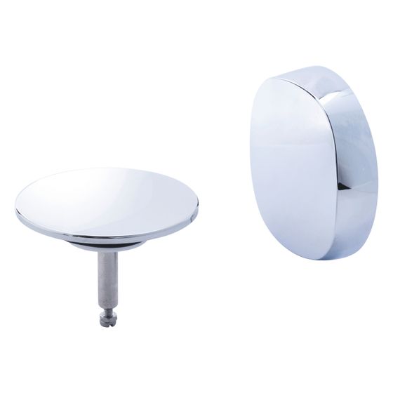 Duravit Ausstattungs-Set, Chrom Hochglanz, mit Drehgriff und Ventilkegel für Ab- und ÜLgarnitur von Badewannen