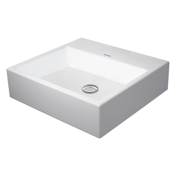 Duravit Vero Air Waschtisch 470x500x165mm wandhäng., Weiß Hochglanz, Rechteckig, WonderGliss, 1 WP mittig, ohne ÜL