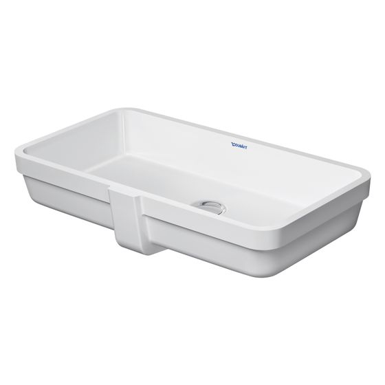 Duravit Vero Air Einbauwaschtisch 345x635x160mm, Weiß Hochglanz, WonderGliss, ohne HLB, mit Überlauf, Einbau von unten