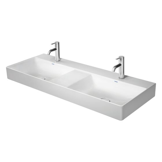 Duravit DuraSquare Waschtisch470x1200x145mm wh, Weiß Hochglanz, Rechteckig, WonderGliss, 1 Waschplatz, ohne Überlauf