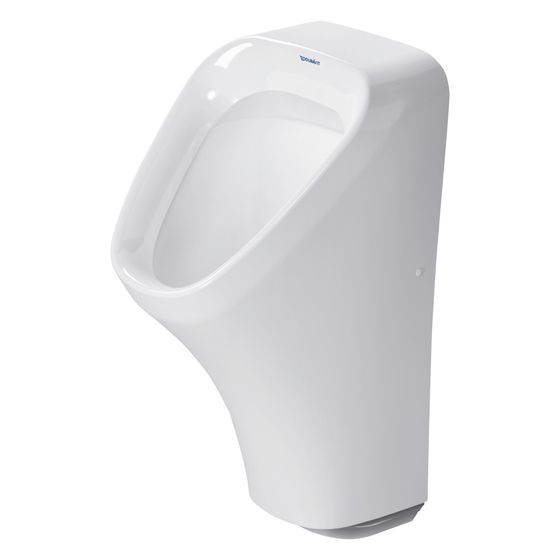 Duravit DuraStyle Elektronisches Urinal 340x300x580mm, Weiß Hochglanz, HygieneGlaze, Netz, offen, Absauger, Zulauf hinten
