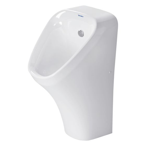 Duravit DuraStyle Urinal 340x300x560mm Weiß Hochglanz WonderGliss, Rimless, Verdrängung, ohne Fliege, Zulauf hinten, waagerecht
