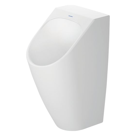 Duravit Wasserloses Urinal ME by Starck 355x300x585mm Weiß Hochglanz, HygieneGlaze, Abgang horizontal, HyG, Befestigungsmaterial