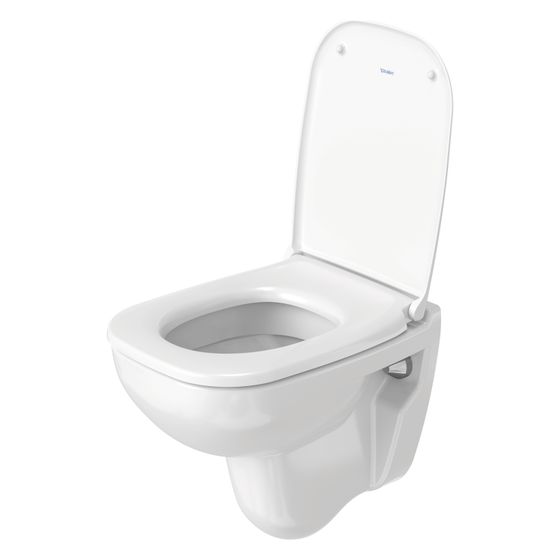 Duravit D-Code Wand-WC 480x350x355mm, Weiß Hochglanz, 6l, Tiefspüler, halb, waagerecht