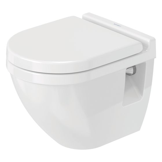 Duravit Starck 3 Wand-WC 480x365x355mm, Weiß Hochglanz, 4,5l, WonderGliss, Tiefspüler, geschlossen, waagerecht