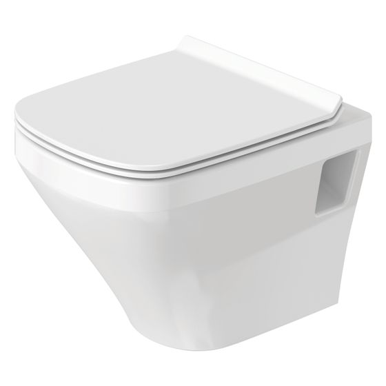 Duravit DuraStyle Wand-WC 480x370x355mm, Weiß Hochglanz, 4,5l, WonderGliss, Tiefspüler, rimless, waagerecht