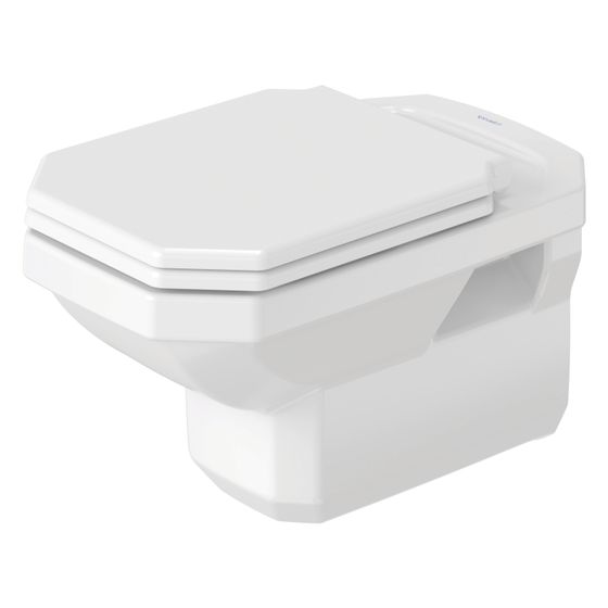 Duravit Serie 1930 Wand-WC 585x355x345mm, Weiß Hochglanz, 6l, Tiefspüler, geschlossen, waagerecht