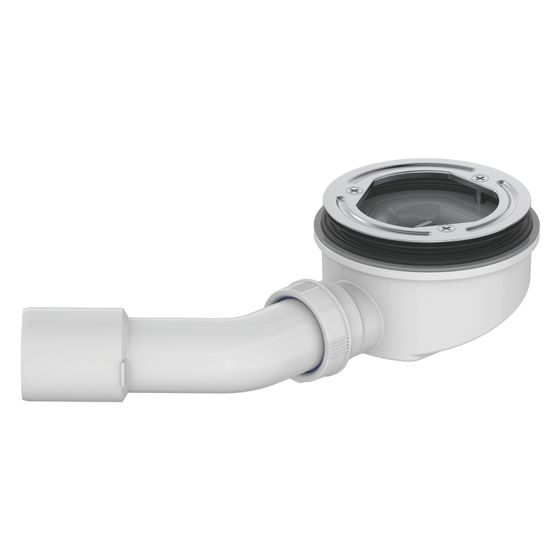 Duravit Sustano Duschwannenablauf aus Kunststoff 160x205x65mm, waagerecht, Sperrwasserhöhe 30mm, 27l/min