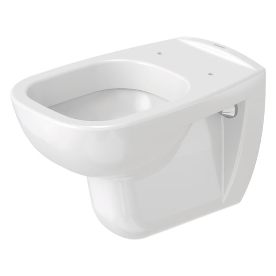 Duravit D-Code Wand-WC 545x355x355mm, Weiß Hochglanz, 4,5l, Tiefspüler, geschlossen, waagerecht