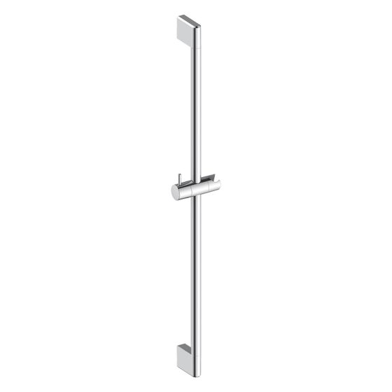 Duravit Brausestange 700mm, Handbrausehalterung höhenverstellbar, Chrom Hochglanz