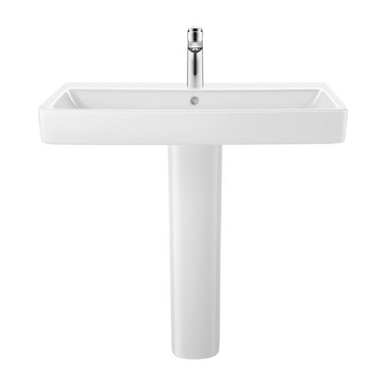 Duravit No.1 Standsäule aus Keramik 190x170x720mm, Weiß Hochglanz, bodenstehend, für 190x170x720mm