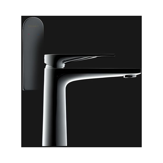 Duravit Tulum by Starck Einhebel-Waschtischmischer M FreshStart, Chrom, 5l/min, Hebelgriff, Ausladung 135mm, Höhe 165mm