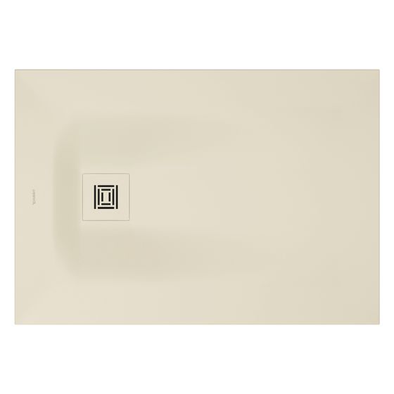 Duravit Sustano Duschwanne Halbeinbau Bodenbündig, 700x1000x30mm, Rechteckig, Cream Matt, DC Nature, Verbundwerkstoff, 30mm