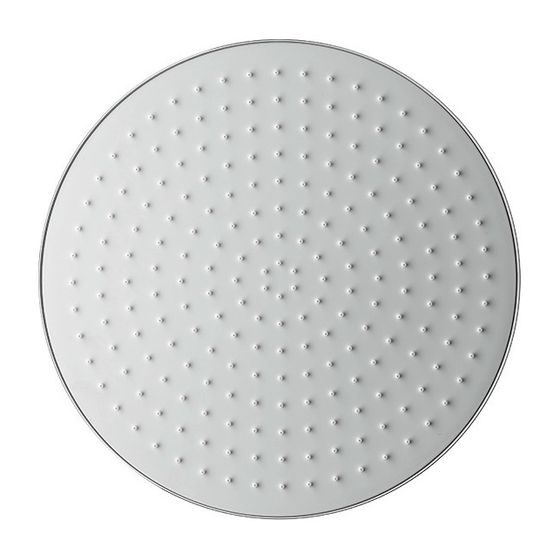 Duravit Kopfbrause, Chrom HG, Kunststoff, MinusFlow, Rund, d. Kopfbrause 230mm, 9l/min, Rain, Decken-/Wandmontage