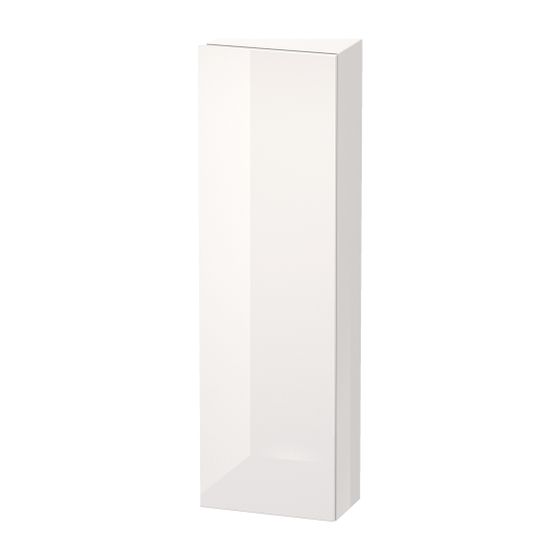 Duravit DuraStyle Hochschrank Dekor 240x400x1400mm, Weiß Hochglanz, 1 Tür R, Grifflos, 4 Glasfachböden, 20mm