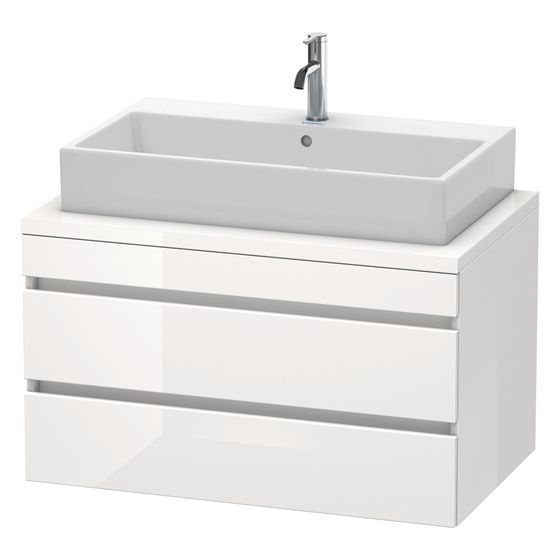 Duravit DuraStyle Konsolenwaschtischunterbau wandh. 548x900x512mm ohne KSP Taupe Matt Dekor Korpus Mattweiß Grifflos 2 SK