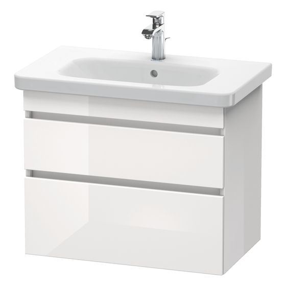 Duravit DuraStyle Waschtischunterbau wandhäng. 448x730x610mm Nusb.Matt, Dekor/Korpus Basalt Matt, Grifflos, 2 SK