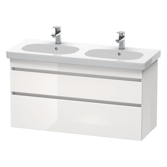 Duravit DuraStyle Waschtischunterbau wandhäng. 453x1150x610mm Taupe Matt, Dekor/Korpus Mattweiß, Grifflos, 2 SK