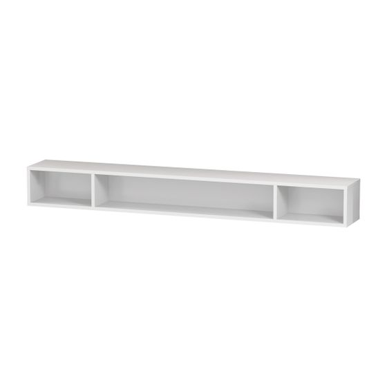 Duravit L-Cube Regalelement Wandmontage 140x1000x120mm, Eiche Marmoriert 3 oF mit Befestigungsmaterial
