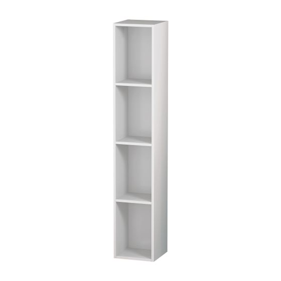 Duravit L-Cube Regalelement Wandmontage 180x180x1000mm, Eiche Marmoriert 4 oF mit Befestigungsmaterial