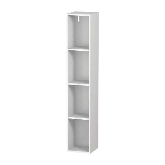 Duravit L-Cube Regalelement Wandmontage 180x180x1000mm, Mattweiß, 4 oF, mit Befestigungsmaterial