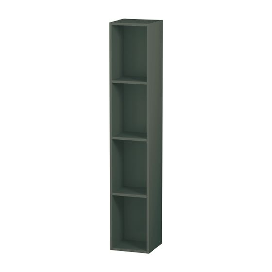 Duravit L-Cube Regalelement Wandmontage 180x180x1000mm, Flanell Grau Seidenmatt, 4 oF, mit Befestigungsmaterial