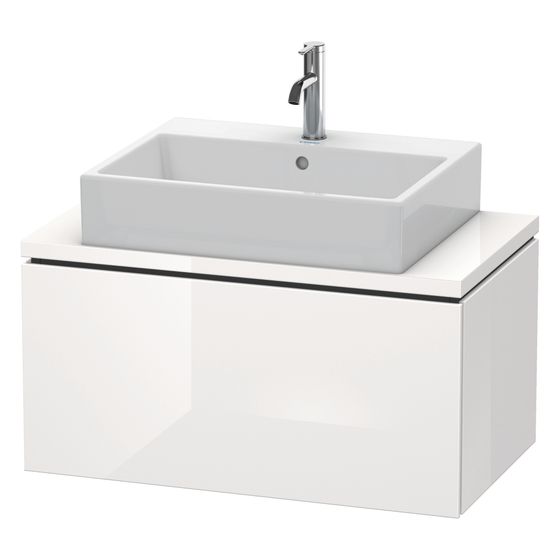Duravit L-Cube Konsolenwaschtischunterbau wandh 477x820x400mm Compact, Eiche Marmoriert Matt, ohne KSP, Dekor, 1 AZ, Grifflos
