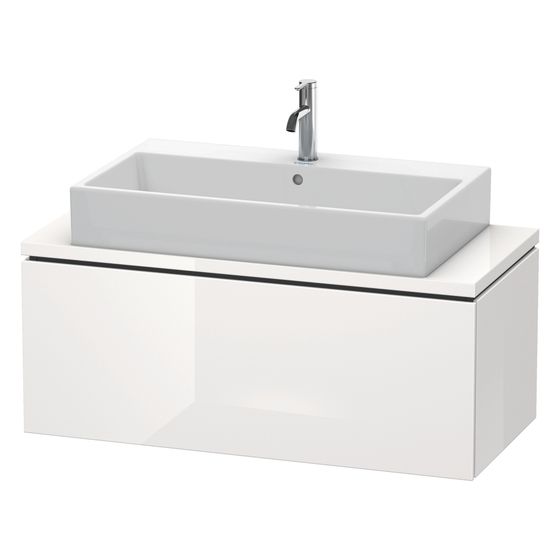 Duravit L-Cube Konsolenwaschtischunterbau wandh 477x1020x400mm Compact, Eiche Marmoriert Matt, ohne KSP, Dekor, 1 AZ, Grifflos