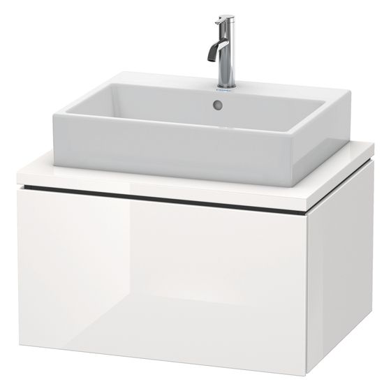 Duravit L-Cube Konsolenwaschtischunterbau wandh. 547x720x400mm ohne KSP Eiche Marmoriert Matt, Dekor, 1 Auszug, Grifflos