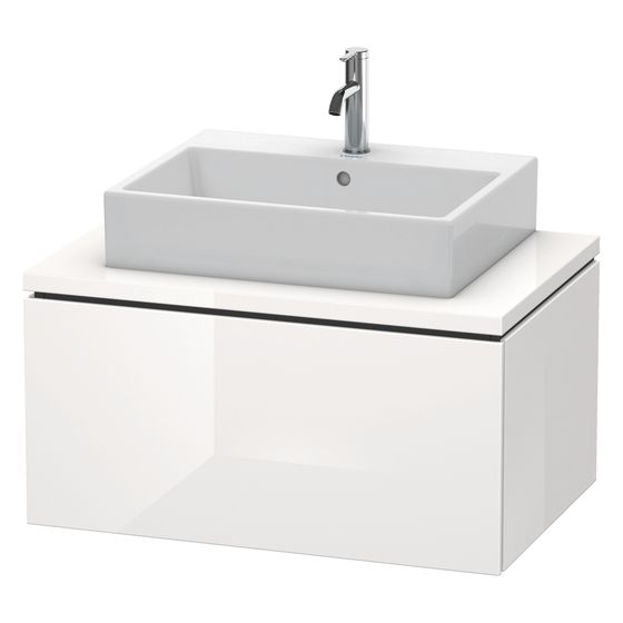 Duravit L-Cube Konsolenwaschtischunterbau wandh. 547x820x400mm ohne KSP Eiche Marmoriert Matt, Dekor, 1 Auszug, Grifflos