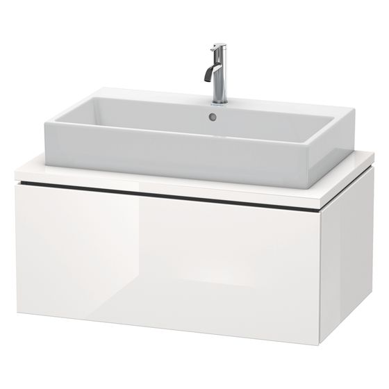 Duravit L-Cube Konsolenwaschtischunterbau wandh. 547x920x400mm ohne KSP Eiche Marmoriert Matt, Dekor, 1 Auszug, Grifflos