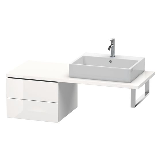 Duravit L-Cube Unterschrank für Konsole 547x520x400mm 2 Schubkästen mit KSP Eiche Marmoriert Matt Grifflos