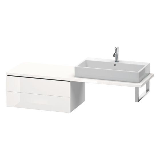 Duravit L-Cube Unterschrank für Konsole 547x820x400mm 2 Schubkästen mit KSP Eiche Marmoriert Matt Grifflos