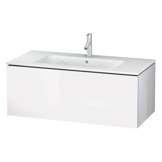Duravit L-Cube Waschtischunterbau wandh. 481x1020x400mm Eiche Marmoriert Matt, Grifflos, 1 Auszug
