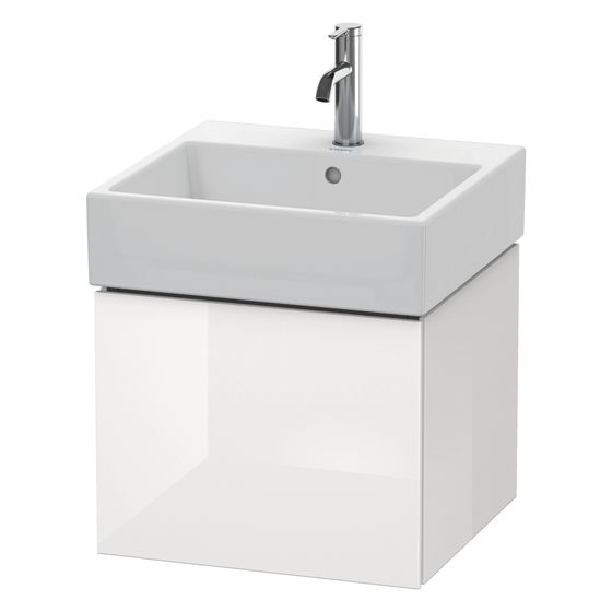 Duravit L-Cube Waschtischunterbau wandh. 459x484x394mm Eiche Marmoriert Matt, Grifflos, 1 Auszug