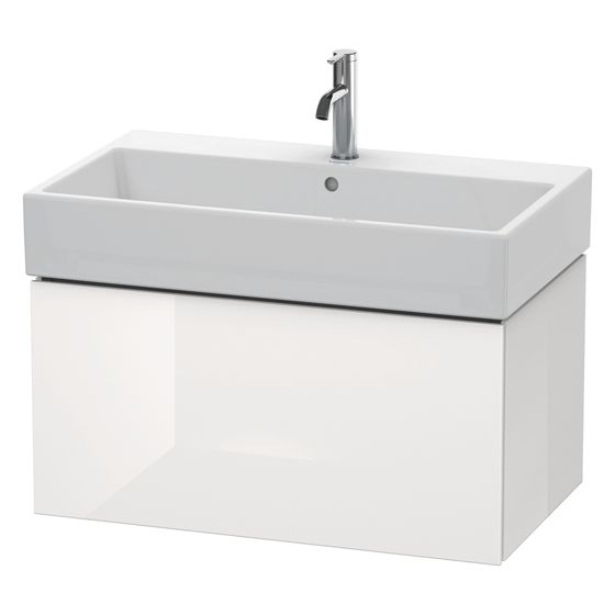 Duravit L-Cube Waschtischunterbau wandh. 459x784x394mm Eiche Marmoriert Matt, Grifflos, 1 Auszug