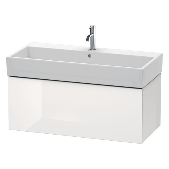 Duravit L-Cube Waschtischunterbau wandh. 459x984x394mm Eiche Marmoriert Matt, Grifflos, 1 Auszug