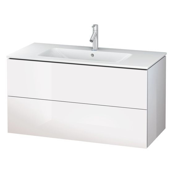 Duravit L-Cube Waschtischunterbau wandh. 481x1020x550mm Eiche Marmoriert Matt, Grifflos, 2 SK