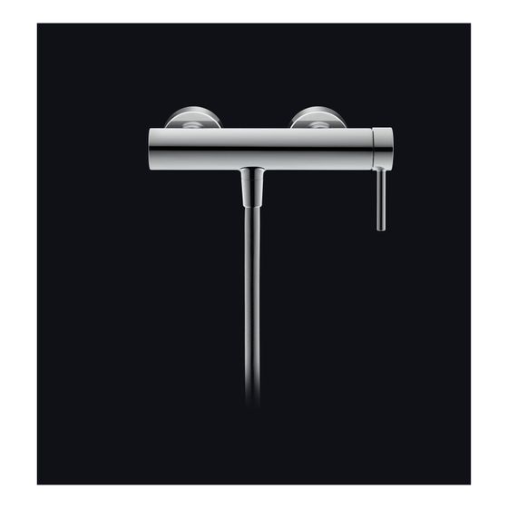 Duravit Circle Einhebel-Brausemischer Aufputz, Chrom, Anschlussart S-Anschlüsse, 1/2
