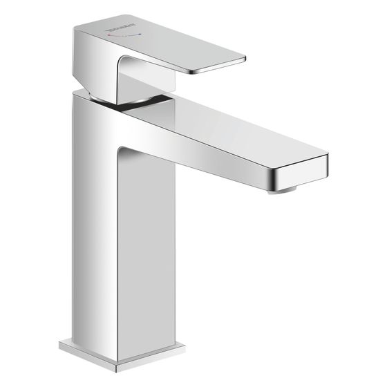 Duravit Manhattan Einhebel-Waschtischmischer M FreshStart, Chrom, 4,5l/min, Hebelgriff, Ausladung 129mm, Höhe 170mm