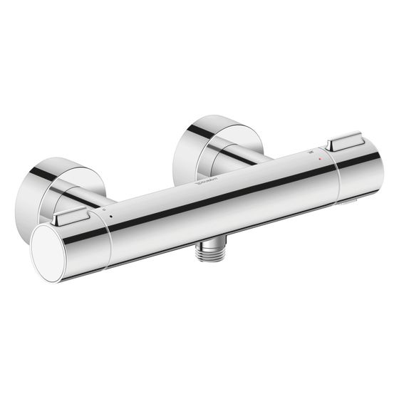 Duravit Thermostatarmaturen Brausethermostat Aufputz, Chrom, S-Anschlüsse, 1/2
