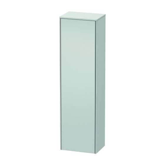 Duravit XSquare Hochschrank Lack 356x500x1776mm Weiß SDM, 1 Tür L, Grifflos, 4 Glasfachböden mit Aluträgersystem, 20mm
