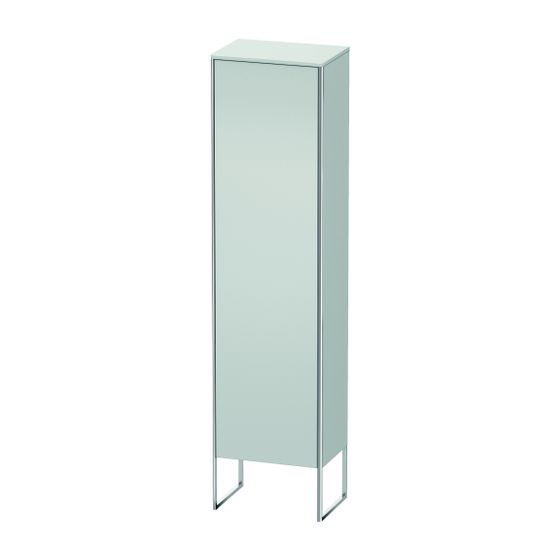 Duravit XSquare Hochschrank Dekor 356x500x2016mm Weiß SDM, 1 Tür R, Grifflos, 4 Glasfachböden mit Aluträgersystem, 20mm