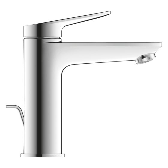 Duravit Wave Einhebel-Waschtischmischer M MinusFlow, Chrom, 3l/min, Hebelgriff, mit Garnitur, Ausladung 122mm, Höhe 171mm