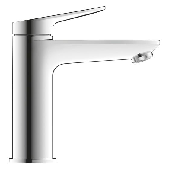 Duravit Wave Einhebel-Waschtischmischer M MinusFlow, Chrom, 3l/min, Hebelgriff, Ausladung 122mm, Höhe 171mm