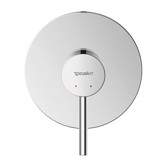 Duravit Circle Einhebelmischer Unterputz Set, 1 Verbraucher, Chrom, 1 Verbraucher, 21l/min, Rosette rund