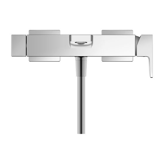 Duravit Manhattan Einhebel-Wannenmischer Aufputz, Chrom, Anschlussart S-Anschlüsse, 1/2